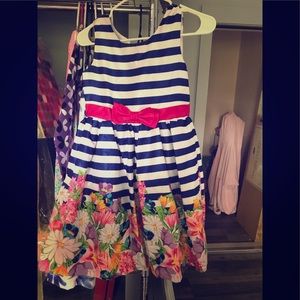 Girl size 10 dress with flowers